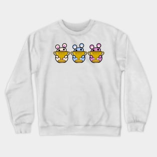 Three Chibis (Most Valuable Chibis) Crewneck Sweatshirt